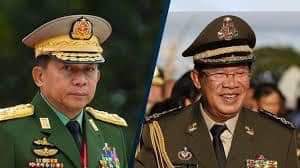 សមេ្ដចតេជោ ហ៊ុនសែន និង មុីងអ៊ុងឡាង