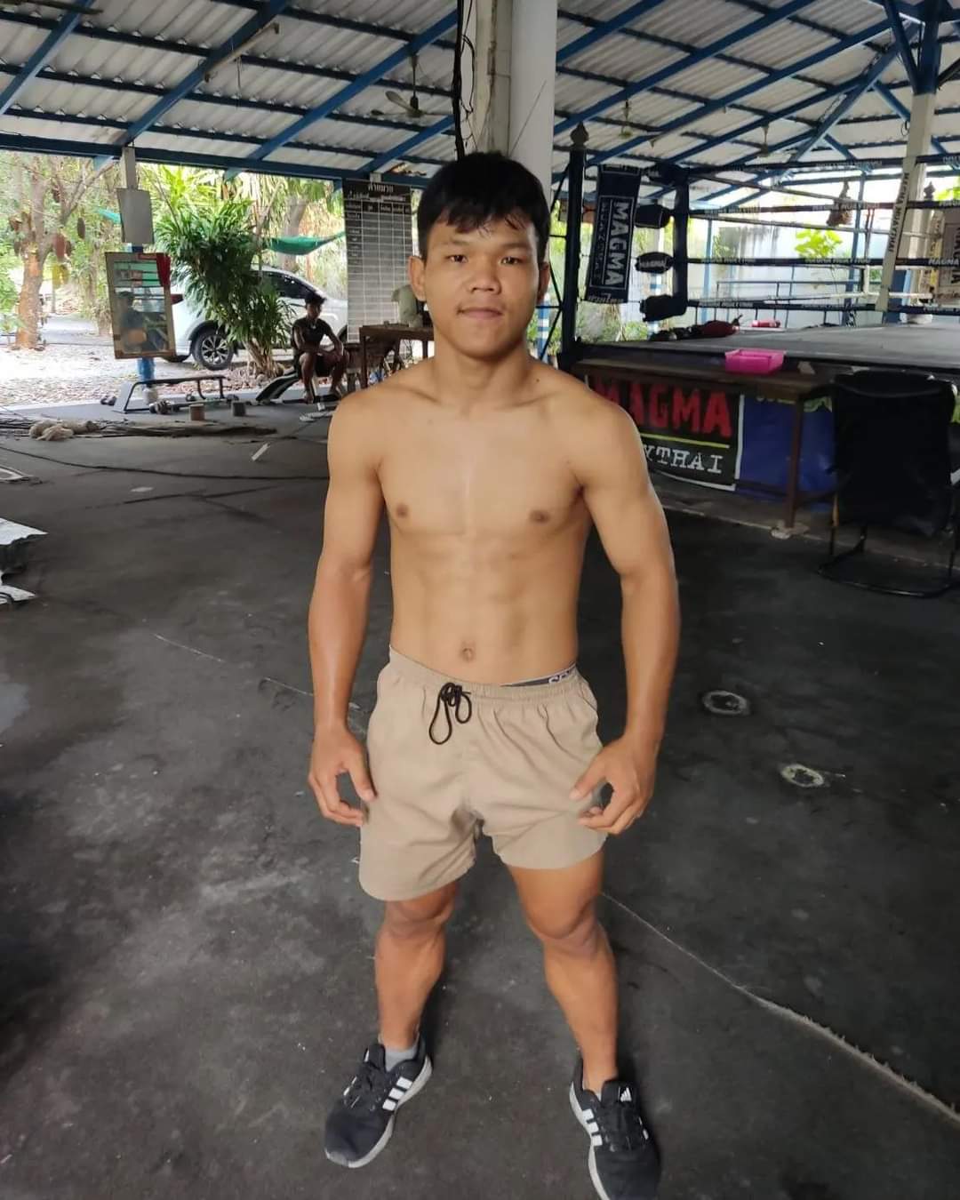 សុខ ធី ពេលហ្វឹកហាត់រួច 